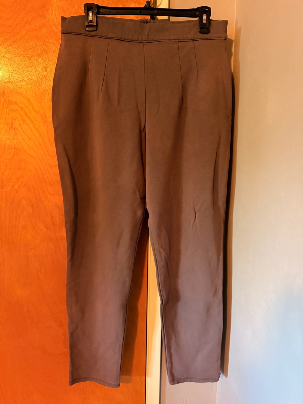 Vixen Micheline Pitt Gray Straight-Leg Cigarette Pants